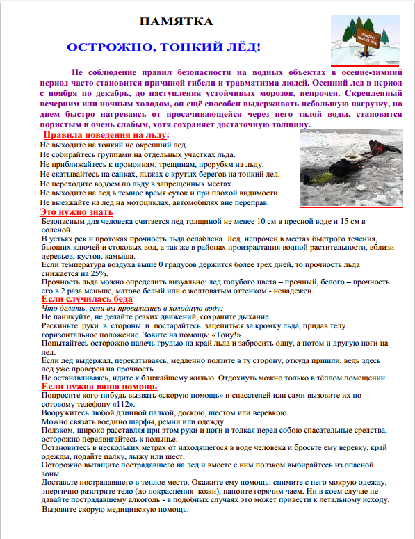 Осторожно тонкий лёд!.
